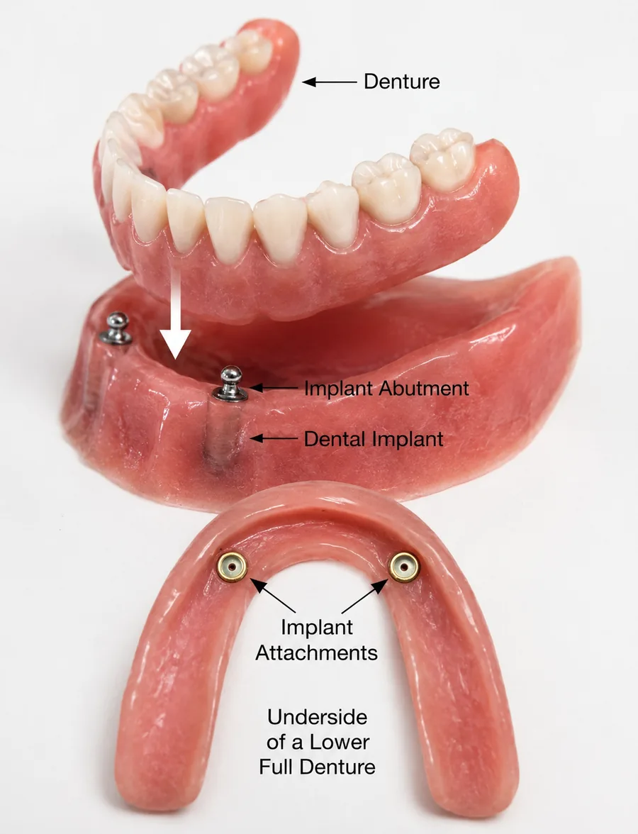 Implant-supported overdentures in La Jolla & Chula Vista