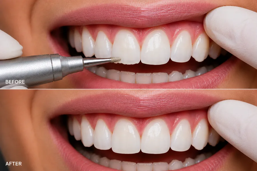 Tooth contouring and enamel reshaping in La Jolla and Chula Vista